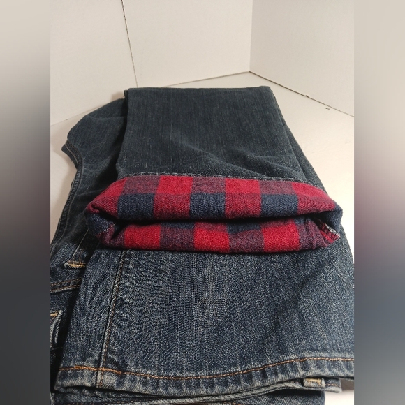 L.L. Bean Womans 1912 Jeans Pants 16 Petite  Favorite Fit  Straight Leg - Picture 2 of 9